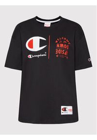 Champion T-Shirt STRANGER THINGS Unisex 217791 Czarny Custom Fit. Kolor: czarny. Materiał: bawełna #2