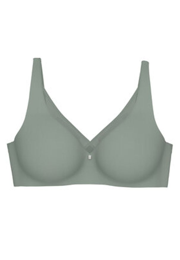 Triumph Biustonosz bezfiszbinowy True Shape Sensation 10218244 Zielony. Kolor: zielony. Materiał: syntetyk