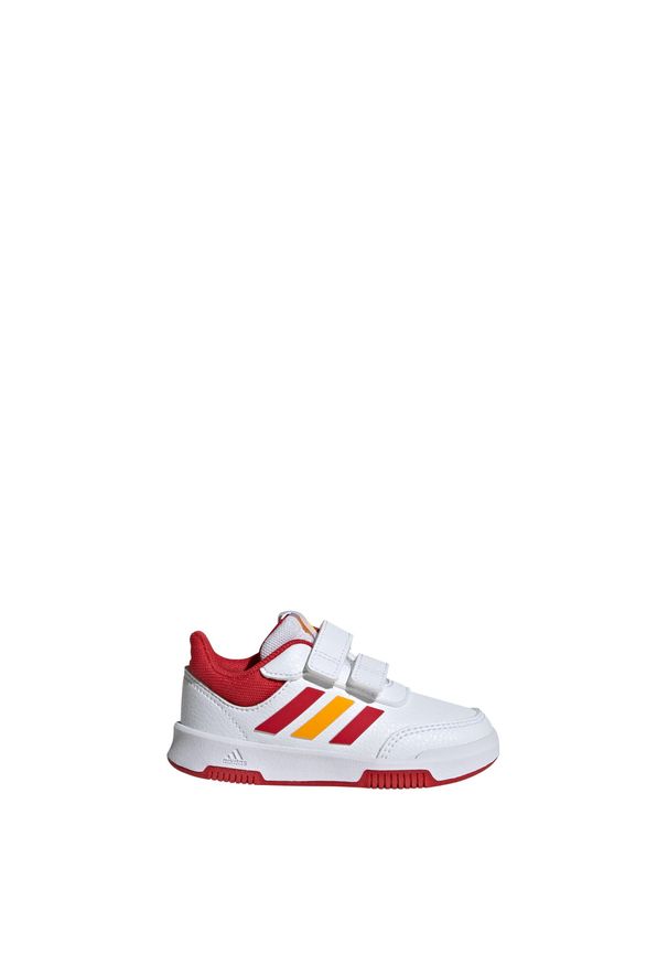 Adidas - Tensaur Hook and Loop Shoes. Kolor: czerwony, biały, wielokolorowy, żółty. Materiał: materiał. Sport: turystyka piesza