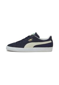 Buty Puma Suede Classic XXI, Mężczyźni. Zapięcie: sznurówki. Kolor: niebieski, wielokolorowy, biały. Materiał: materiał, skóra, zamsz. Szerokość cholewki: normalna. Model: Puma Suede. Sport: turystyka piesza