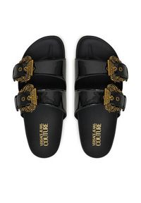 Versace Jeans Couture Klapki 80VA3SM1 ZS190 899 Czarny. Kolor: czarny. Materiał: skóra #6