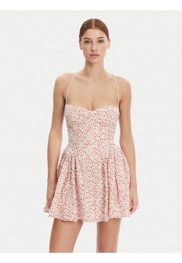 BARDOT - Bardot Sukienka koktajlowa 59827DB Kolorowy Regular Fit. Materiał: syntetyk. Wzór: kolorowy. Styl: wizytowy