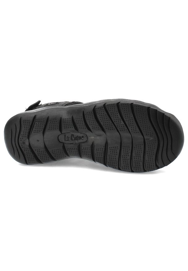 Czarne Sandały Lee Cooper Wygodne Obuwie Męskie. Okazja: na co dzień, na spacer. Kolor: czarny. Sezon: lato. Styl: sportowy, casual