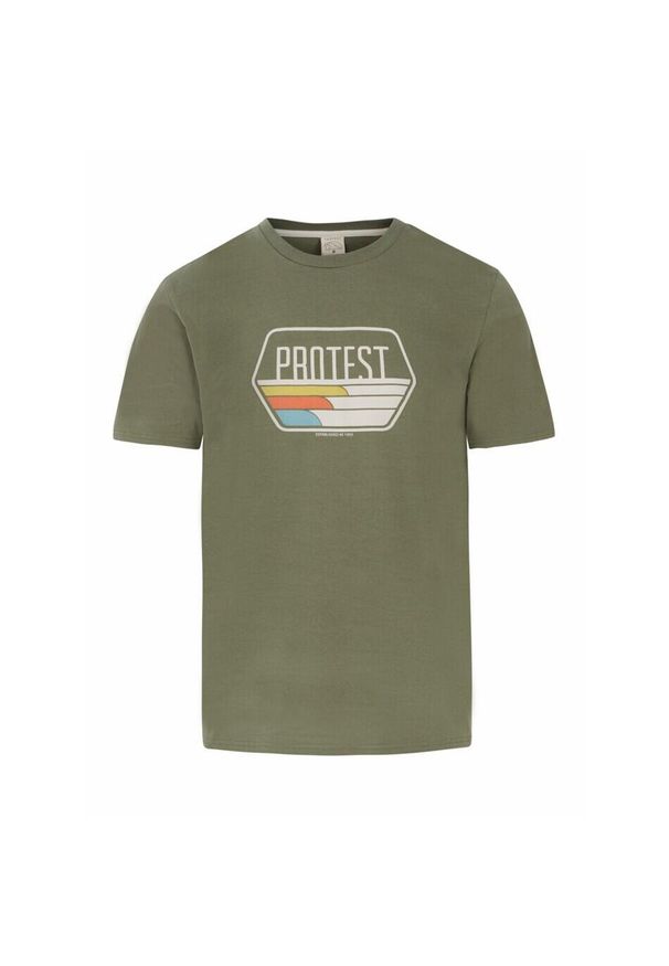 Koszulka Protest Prtstan. Kolor: zielony. Materiał: bawełna