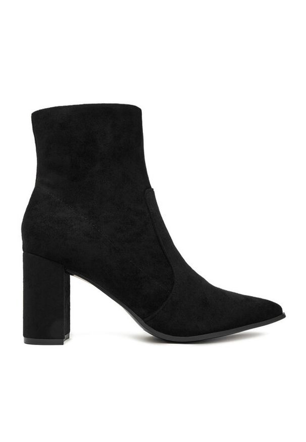 Jenny - JENNY Botki CEO-R25AW2401 Czarny. Kolor: czarny. Materiał: materiał