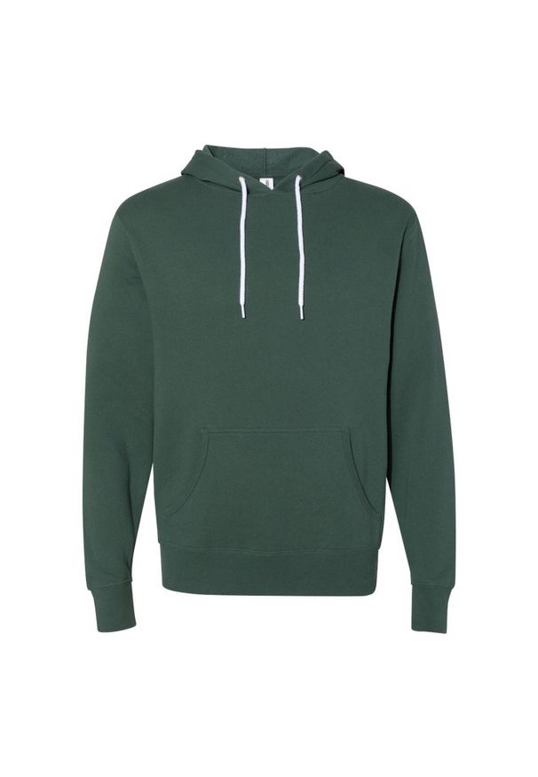 INDEPENDENT - Lekka Bluza Z Kapturem Dla Dorosłych Unisex. Typ kołnierza: kaptur. Kolor: zielony