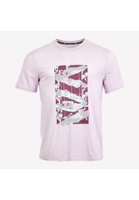 ARTENGO - Koszulka tenisowa męska Artengo Soft. Kolor: fioletowy. Materiał: lyocell, elastan, materiał, bawełna. Sport: tenis