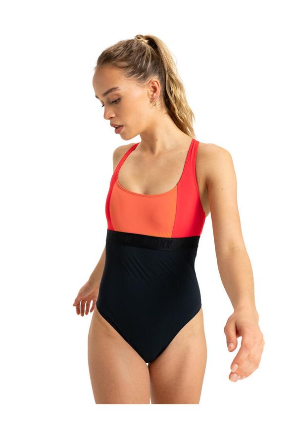Roxy - Jednoczęściowy strój kąpielowy dla Kobiety ROXY ACTIVE COLORBLK. Kolor: szary, zielony, brązowy, wielokolorowy. Materiał: nylon, elastan, materiał