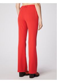 Simple Spodnie materiałowe SPD505-02 Czerwony Regular Fit. Kolor: czerwony. Materiał: materiał, syntetyk