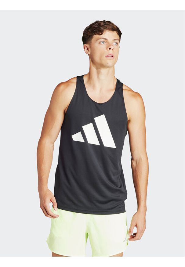 Adidas - adidas Koszulka techniczna Run It IL7233 Czarny Slim Fit. Kolor: czarny. Materiał: syntetyk. Sport: bieganie