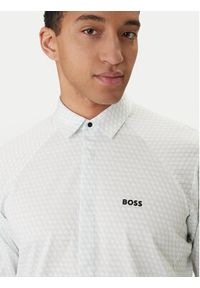 BOSS Koszula Excurse 50554481 Zielony Regular Fit. Kolor: zielony. Materiał: bawełna #5