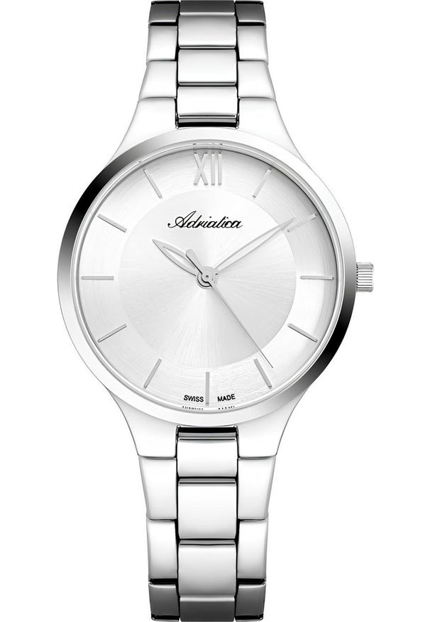 Zegarek Adriatica Zegarek damski Adriatica A3823.5163Q srebrny. Kolor: srebrny