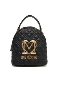 Love Moschino - LOVE MOSCHINO Plecak JC4304PP1NK1200A Czarny. Kolor: czarny. Materiał: skóra