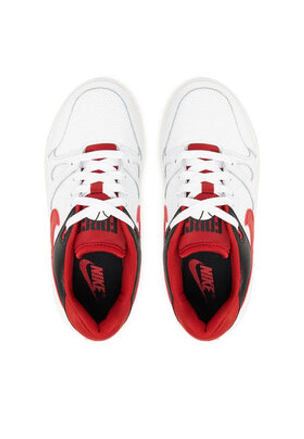 Nike Sneakersy Full Force Lo (Gs) FV5929 100 Biały. Kolor: biały. Materiał: skóra