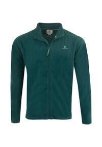 MEN'S HEALTH - Jurassic bluza męska Athl DPT – microfleece szaro-zielona, zamek. Kolor: zielony. Materiał: poliester #1