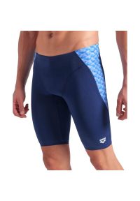 Jammery Arena Monogram Navy - spodenki do kolan do pływania. Kolor: niebieski. Długość: do kolan