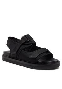 Calvin Klein Jeans Sandały Sandal Velcro Np In Mr YM0YM00940 Czarny. Kolor: czarny