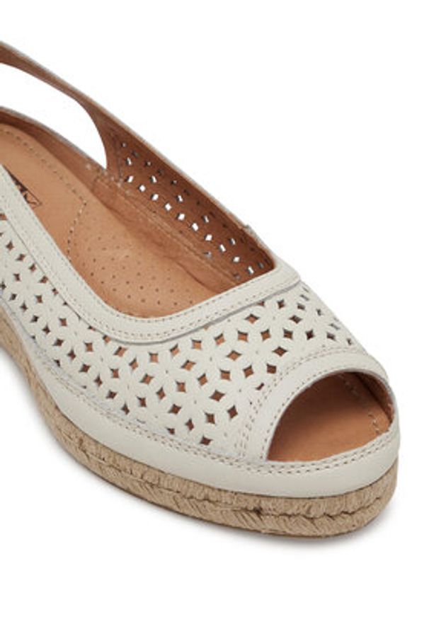 Pikolinos Espadryle W4A-1828 Biały. Kolor: biały. Materiał: skóra