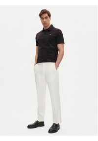 Emporio Armani Polo EM000571 AF12331 UC001 Czarny Regular Fit. Typ kołnierza: polo. Kolor: czarny. Materiał: bawełna #4