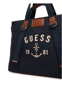 Guess Torba weekendowa HMOSCM P6246 Granatowy. Kolor: niebieski. Materiał: materiał #2