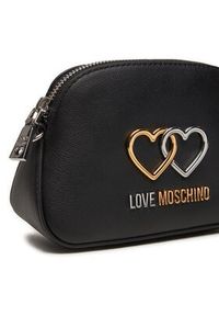 Love Moschino - LOVE MOSCHINO Torebka JC4077PP1LL1000A Czarny. Kolor: czarny. Materiał: skórzane