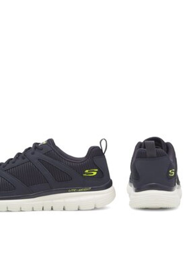 skechers - Skechers Sneakersy 8790117 NVLM Granatowy. Kolor: niebieski. Materiał: materiał