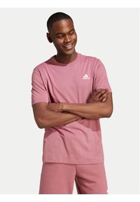 Adidas - adidas T-Shirt Essentials Small Logo IX0120 Różowy Regular Fit. Kolor: różowy. Materiał: bawełna
