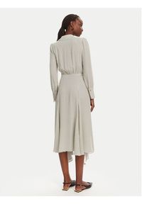 Elisabetta Franchi Sukienka koszulowa AB86552E2 E84 Écru Regular Fit. Materiał: wiskoza. Typ sukienki: koszulowe