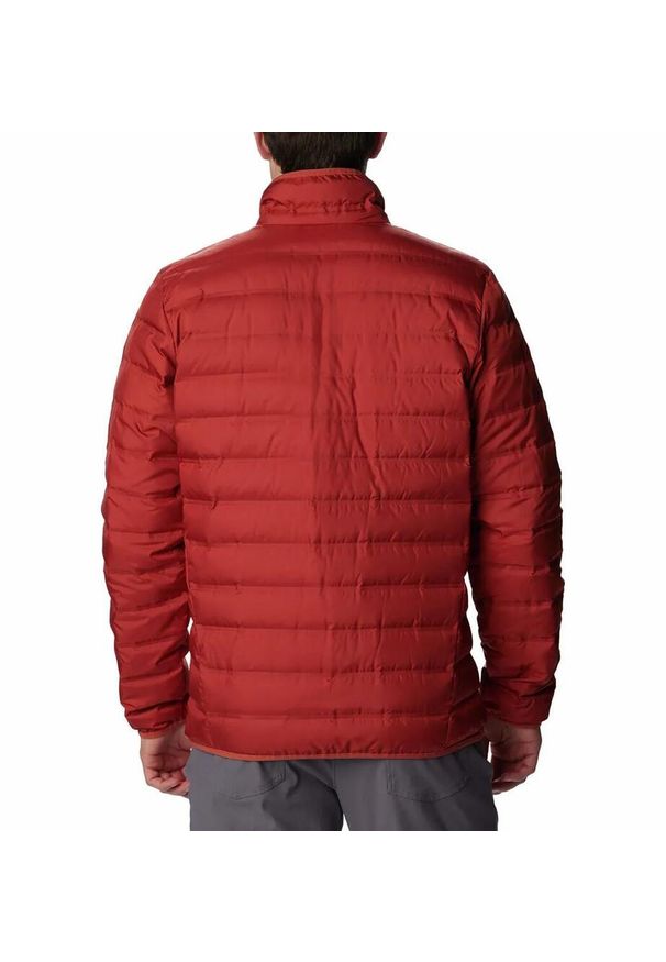 columbia - Kurtka Turystyczna Puchowa Męska Columbia Lake 22 Down Jacket. Kolor: czerwony. Materiał: puch. Sezon: zima