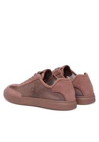 Calvin Klein Sneakersy Low Pro Cupsole Wt Striped Ny HW0HW03270 Brązowy. Kolor: brązowy. Materiał: materiał #4
