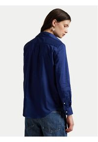 Polo Ralph Lauren Koszula 211A92177002 Granatowy Classic Fit. Typ kołnierza: polo. Kolor: niebieski. Materiał: bawełna #4