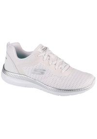 skechers - Buty sportowe Sneakersy damskie, Bountiful - Quick Path. Kolor: biały. Model: Skechers Sport. Sport: turystyka piesza