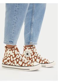 Converse Trampki Chuck Taylor All Star Cow Print A17924C Brązowy. Kolor: brązowy. Materiał: materiał. Wzór: nadruk #6