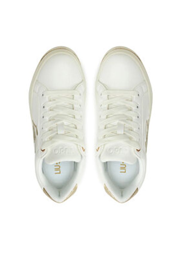 Liu Jo Sneakersy 4F4723 EX014 Biały. Kolor: biały. Materiał: skóra