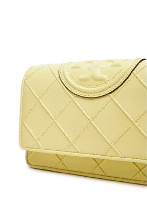 Tory Burch Torebka 138853 Żółty. Kolor: żółty. Materiał: skórzane