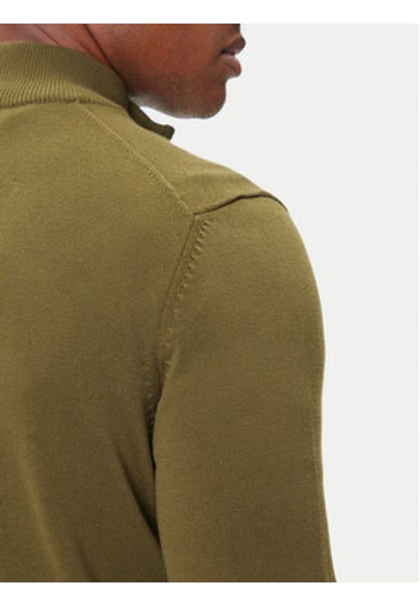 Aeronautica Militare Sweter 252MA1578UL00506 Zielony Regular Fit. Kolor: zielony. Materiał: bawełna