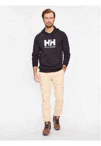 Helly Hansen Bluza Logo 33977 Czarny Regular Fit. Kolor: czarny. Materiał: bawełna