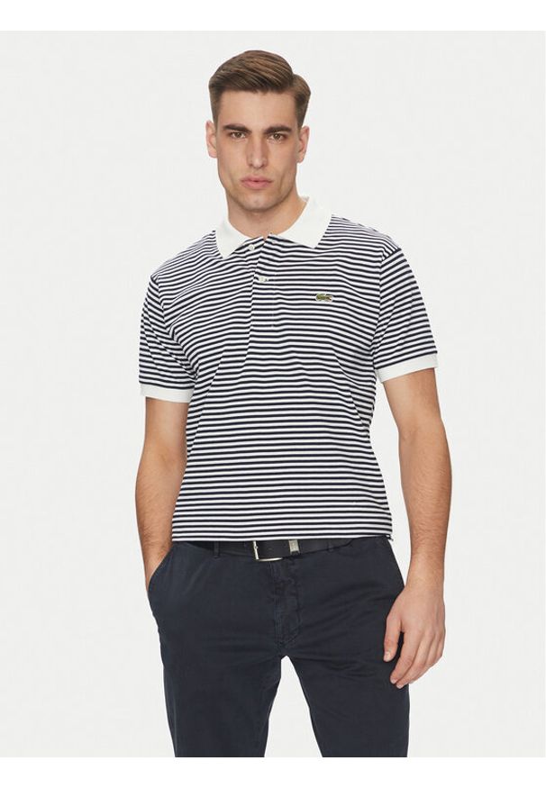 Lacoste Polo PH9753 Granatowy Classic Fit. Typ kołnierza: polo. Kolor: niebieski. Materiał: bawełna