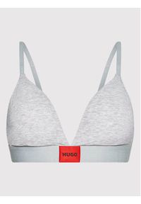 Hugo Biustonosz braletka Triangle Red Label 50469647 Szary. Kolor: szary. Materiał: bawełna