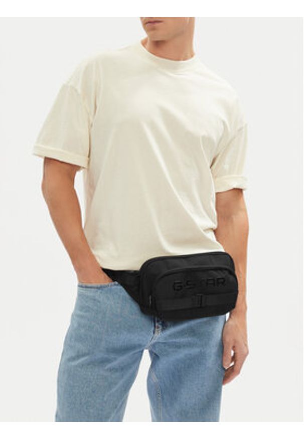 G-Star RAW - G-Star Raw Saszetka nerka GSR-P-005-07 Czarny. Kolor: czarny. Materiał: materiał, poliester