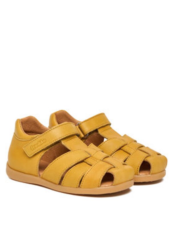 Froddo Sandały Dany G2150199-3 S Żółty. Kolor: żółty. Materiał: skóra