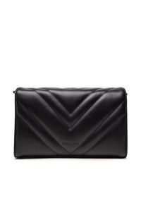 Patrizia Pepe Torebka CB9798/L004-K103 Czarny. Kolor: czarny. Materiał: skórzane