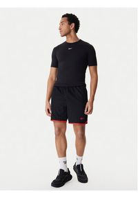 Reebok Koszulka techniczna RK25599CCM Czarny Slim Fit. Kolor: czarny. Materiał: syntetyk #3