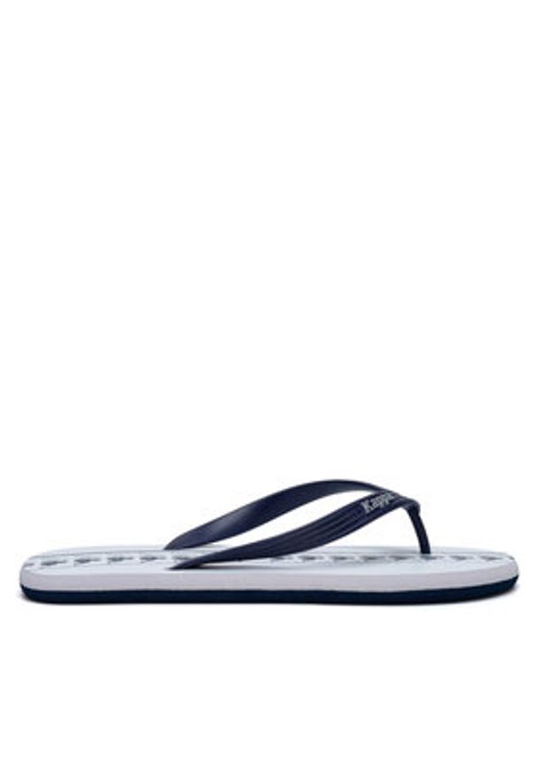 Kappa Japonki 371G1LW White - Blue Marine - Grey Lt Lead Kolorowy. Materiał: materiał, syntetyk. Wzór: kolorowy. Styl: marine