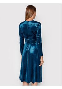 Nissa Sukienka codzienna RS12632 Niebieski Regular Fit. Okazja: na co dzień. Kolor: niebieski. Materiał: syntetyk. Typ sukienki: proste. Styl: casual #3