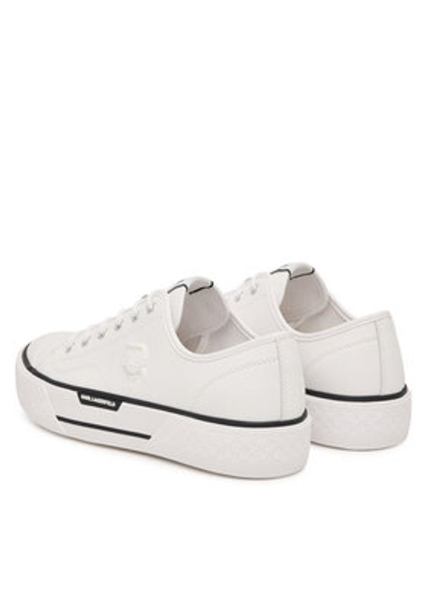 Karl Lagerfeld - KARL LAGERFELD Trampki Kampus Max III KL50470N Biały. Kolor: biały. Materiał: skóra