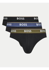 BOSS - Boss Komplet 3 par slipów 50517826 Czarny. Kolor: czarny. Materiał: bawełna #1