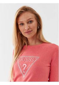 Guess Sweter Diane W3YR46 Z2NQ2 Różowy Regular Fit. Kolor: różowy. Materiał: wiskoza #4