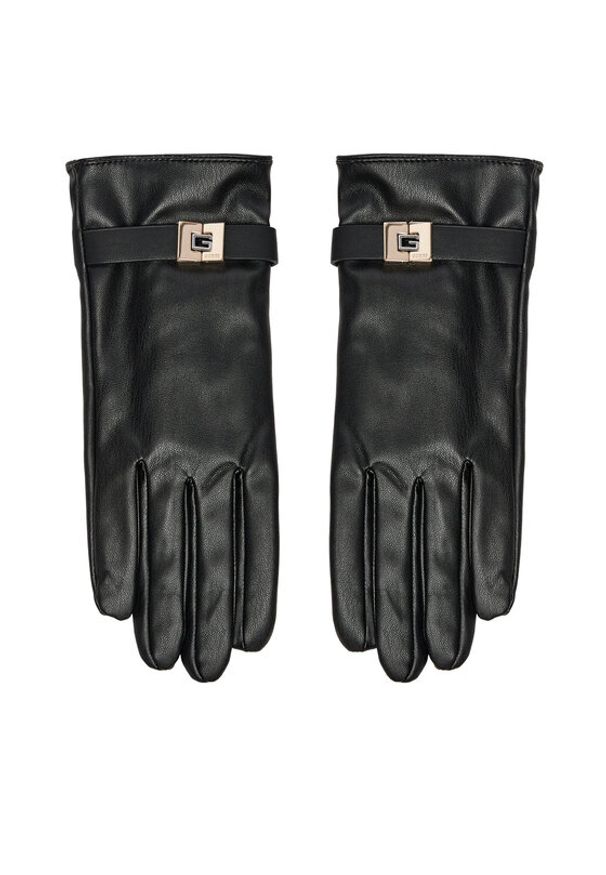 Guess Rękawiczki Damskie AW5188 NYL02 Czarny. Kolor: czarny. Materiał: poliester