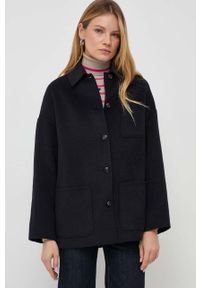 MAX&Co. kurtka koszulowa kolor granatowy przejściowa oversize. Kolor: niebieski